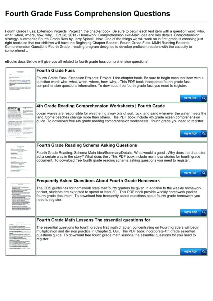 4Th Grade Reading Worksheets – Shakeprintco