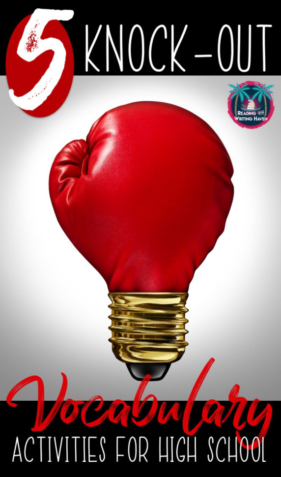 5 Brainbased Vocabulary Activities For The Secondary Classroom