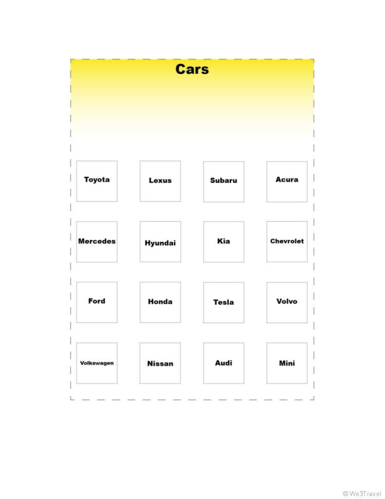 5 Free Road Trip Bingo Printables For Kids  We3Travel Blog