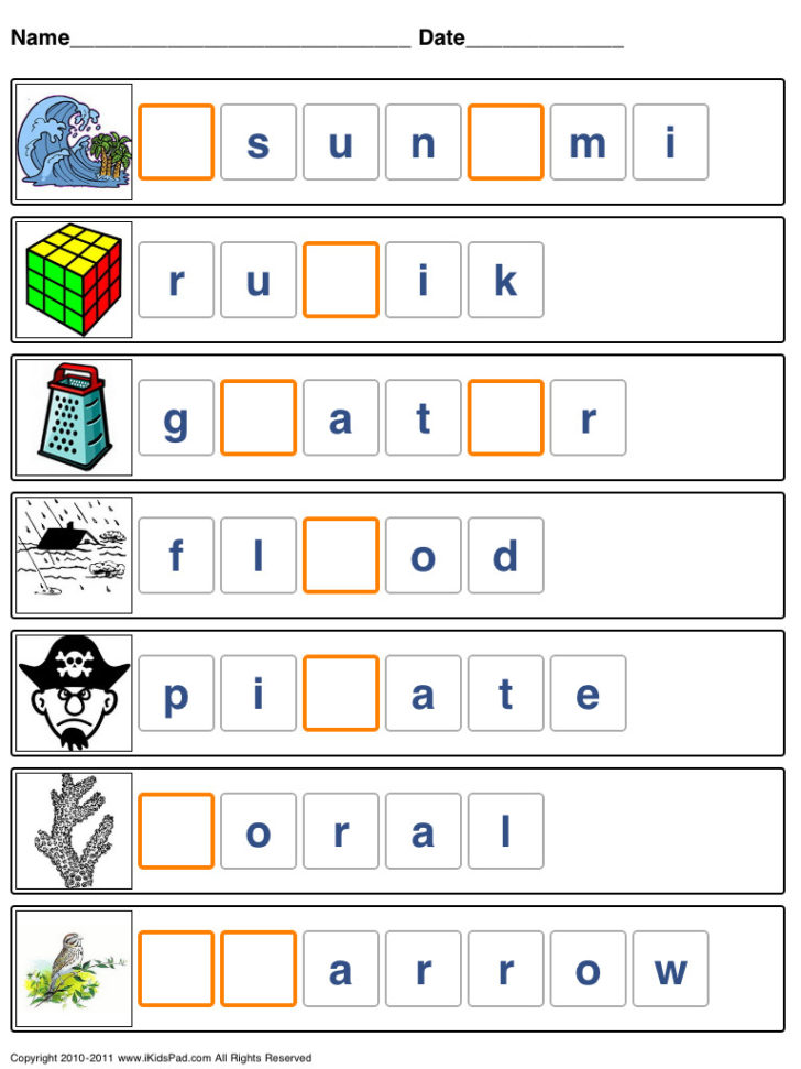 Free Printable Educational Worksheets For 3 Year Olds