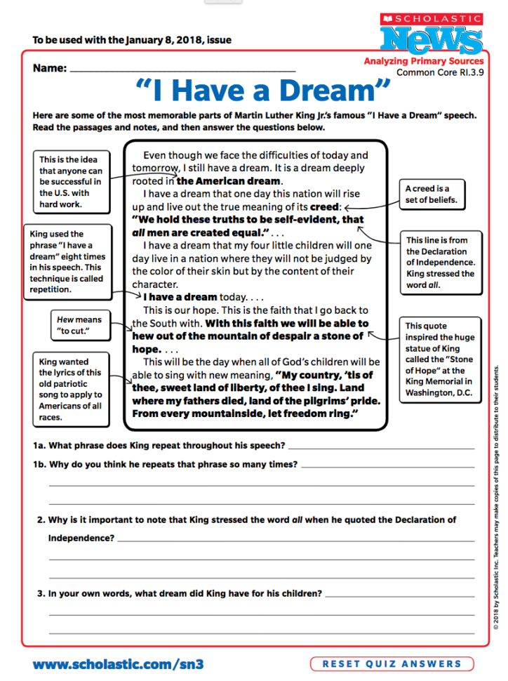 5 Ys To Celebrate Dr Martin Luther King Jr  Scholastic