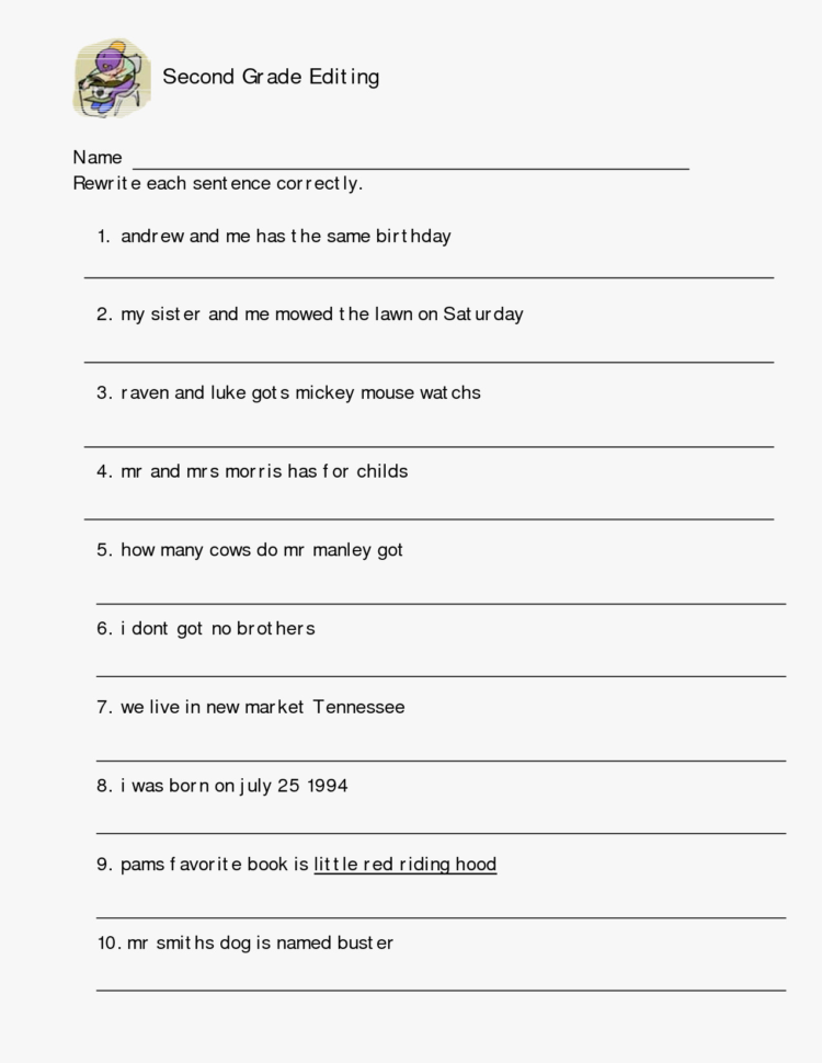 50 Best Of 2Nd Grade Tutoring Worksheets Pictures