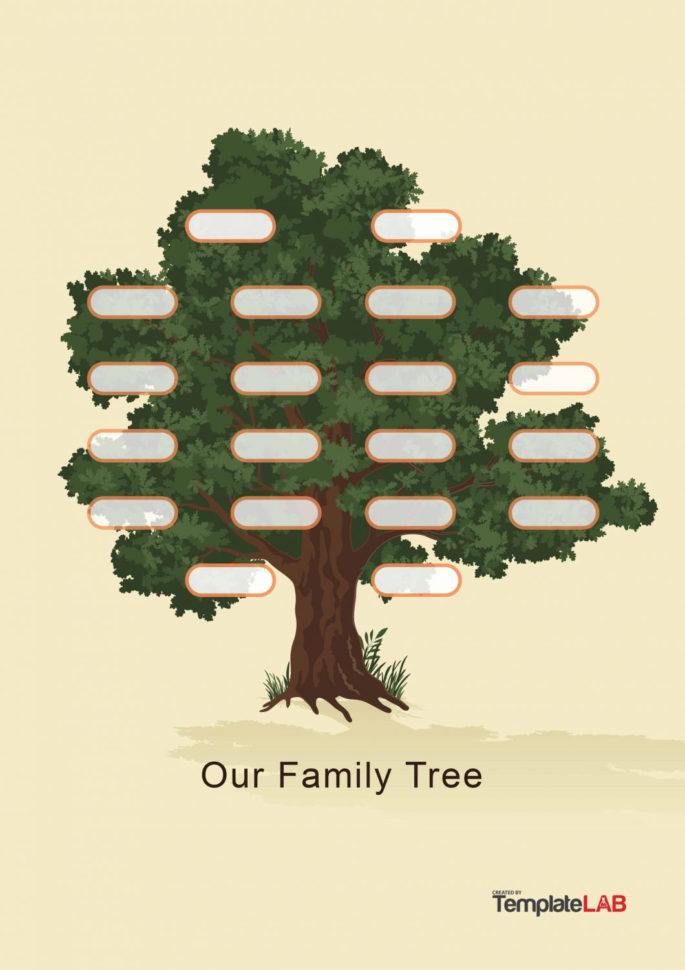 50 Free Family Tree S Word Excel Pdf ᐅ