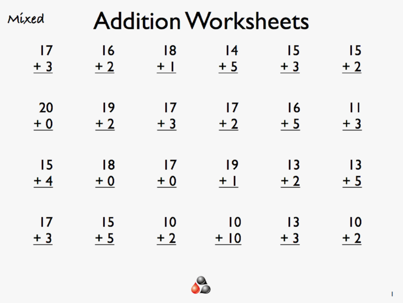 52 Fresh Of Unusual Math Worksheets For 1St Grade Addition