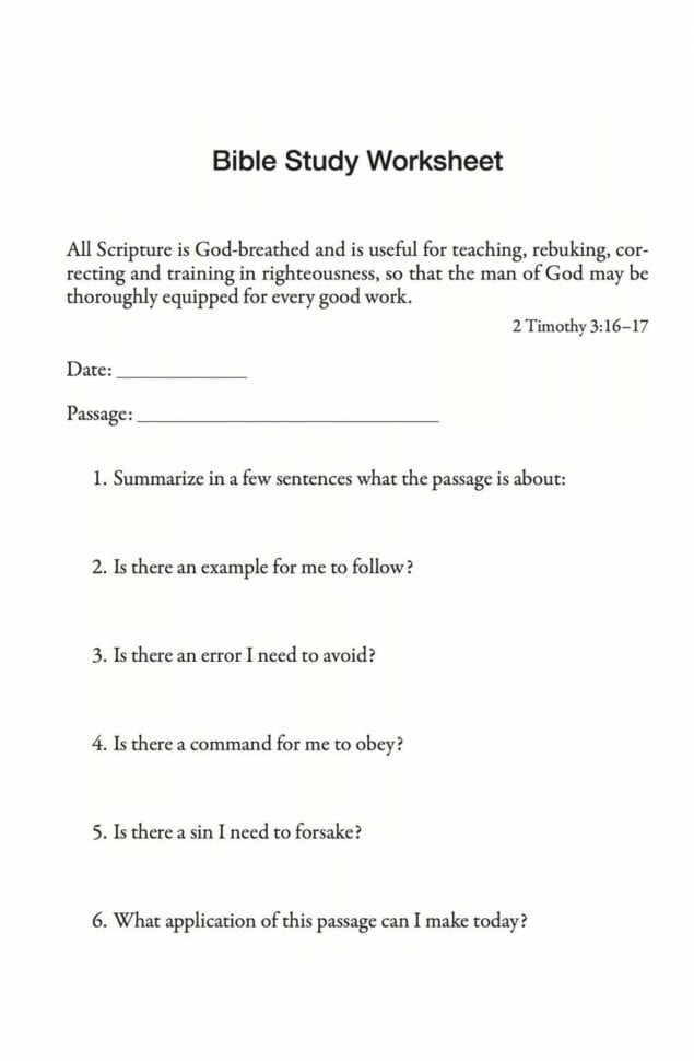 54 Bible Worksheets For You To Complete  Kittybabylove 54 Bible Worksheets For You To Complete  Kittybabylove
