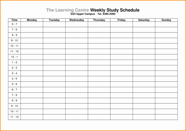 Time Study Worksheet — db-excel.com