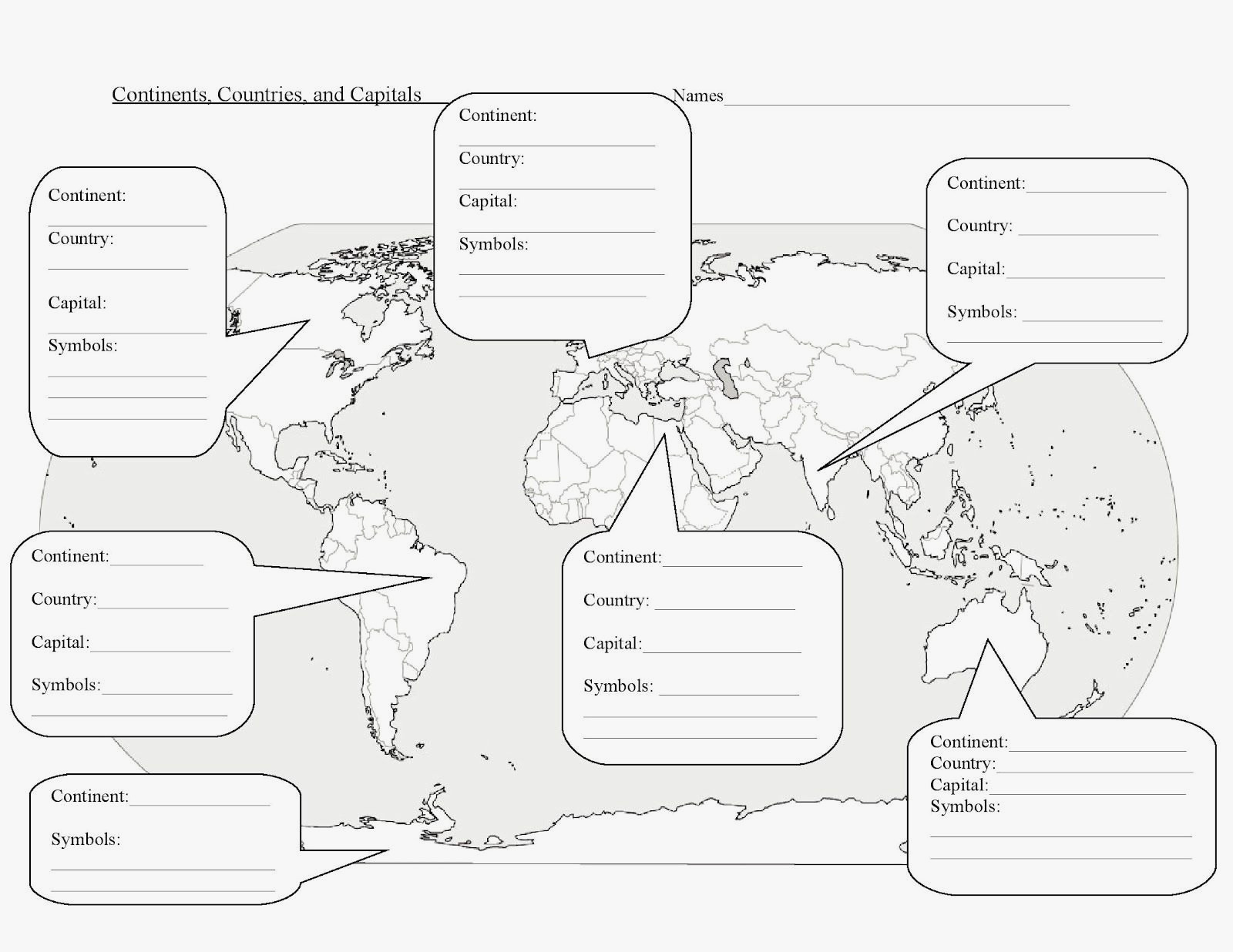 56 Lovely Of Geography Worksheets Pdf Image