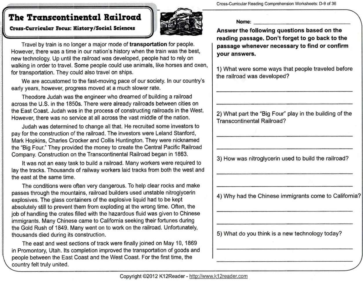 5Th Grade Reading Comprehension Essay Essay Service