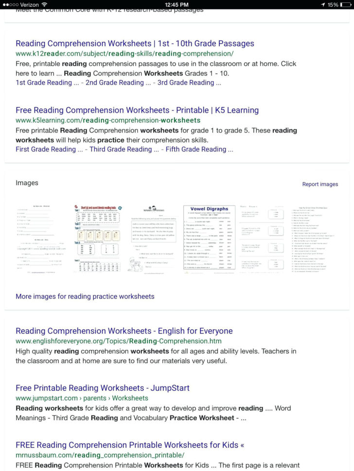 5Th Grade Reading Worksheet Grade Reading Worksheets Grade