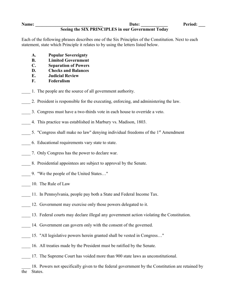 39-seven-principles-of-government-worksheet-answer-key-best-place-to-learning