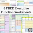 6 Free Executive Functioning Activity Worksheets  Your