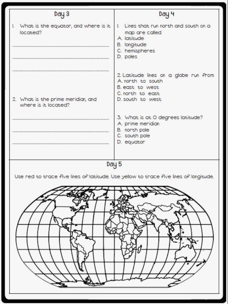 68 New Of Astonishing Social Studies Worksheets For 4Th