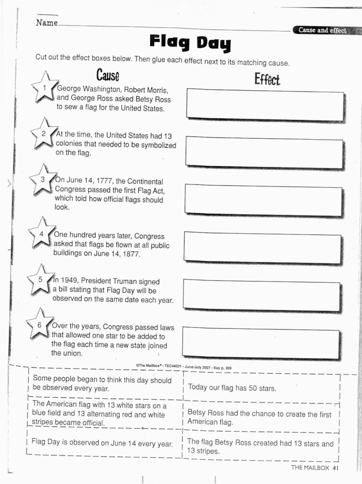 Cause And Effect Worksheets 3Rd Grade — db-excel.com