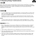 7 2 Identifying Energy Transformations Answers – 7Th Grade