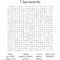 7 Sacraments Word Search  Word
