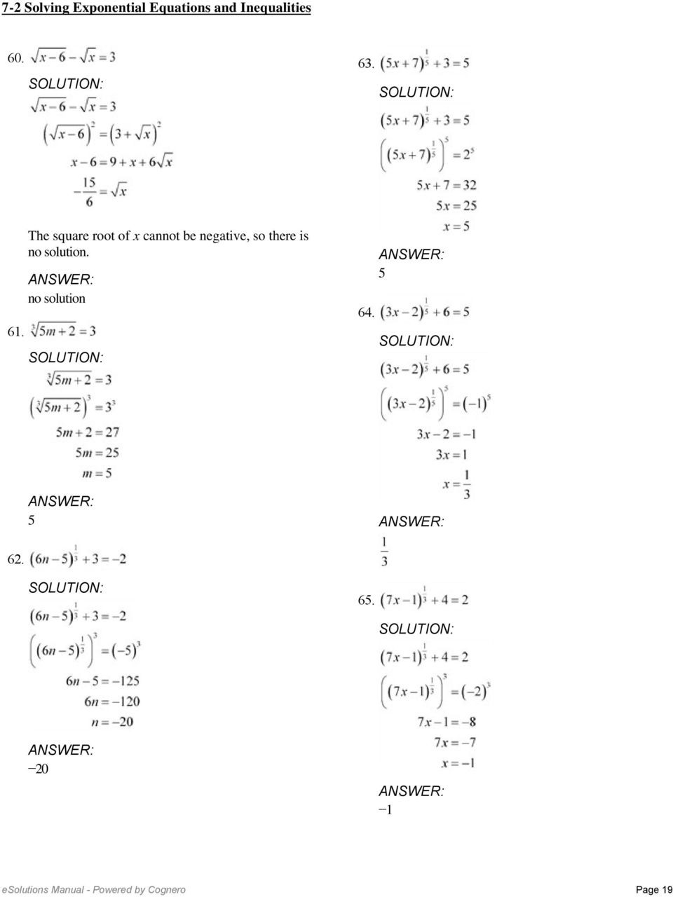 Solving Equations And Inequalities Worksheet