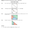 73 Similar Right Triangles Activity Geometry Name