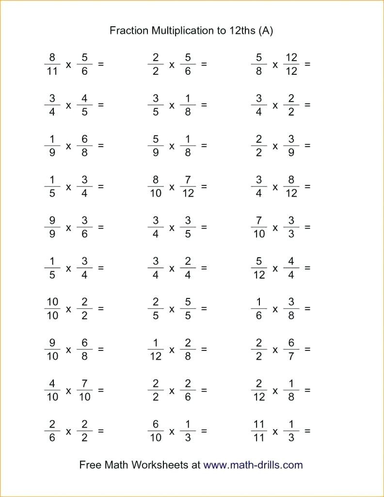 7Th Grade Fractions Worksheets — db-excel.com