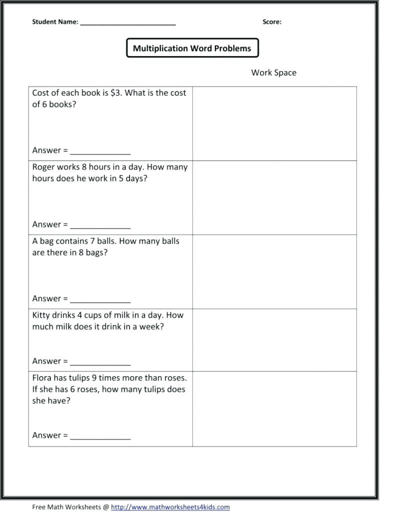 Free Math Worksheets For 7Th Grade With Answers | db-excel.com