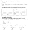 8Th Grade Math 52 Homework Squares Cubes And Irrational