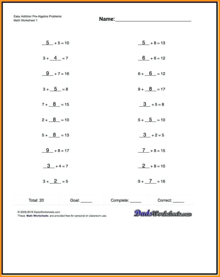 8Th Grade Math Worksheet Printable – Leonpattersonclub