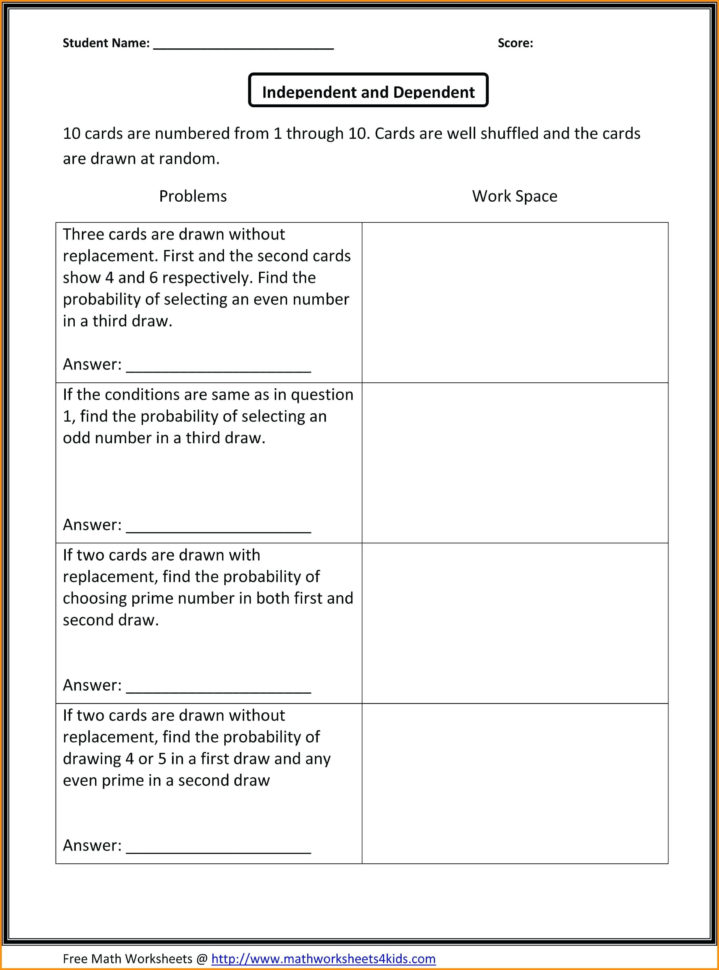 8Th Grade Math Worksheet Printable – Leonpattersonclub