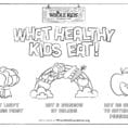 9 Free Nutrition Worksheets For Kids  Health Beet