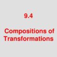 94 Compositions Of Transformations  Ppt Download