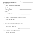 9Th Grade Math Review Worksheet  Free Printable Educational