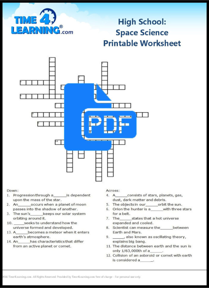 9Th Grade Science Worksheets Free Printable  Free Printable