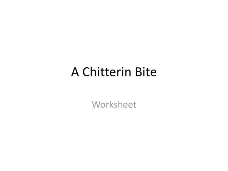 House On Mango Street Worksheets