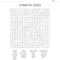 A Rose For Emily Word Search  Word