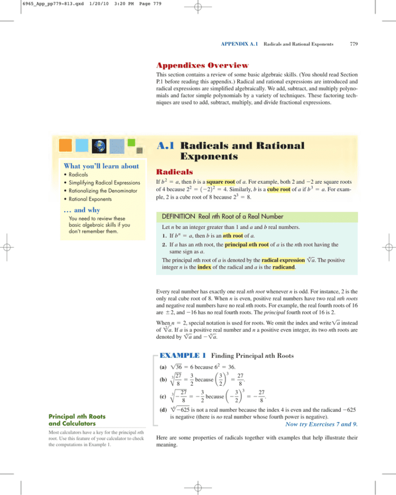 A1 Radicals And Rational Exponents