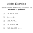A24B – Recognising Arithmetic Geometric And Quadratic