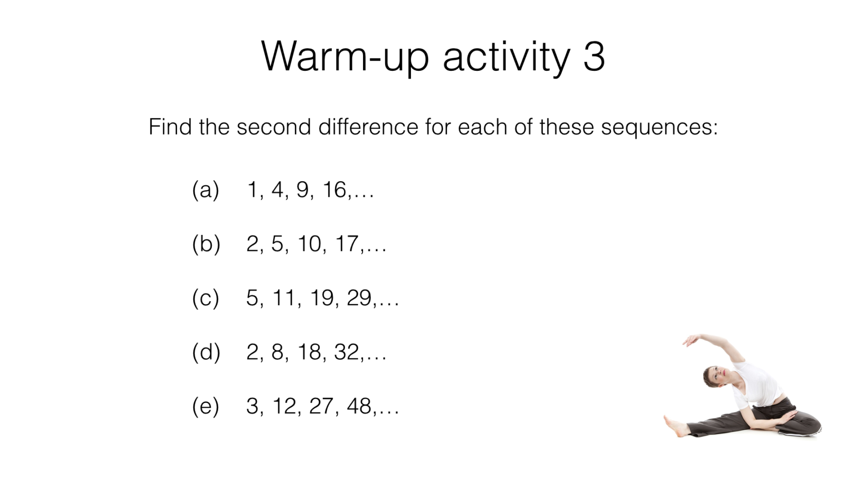 A25B – Finding The Nth Term Of A Quadratic Sequence