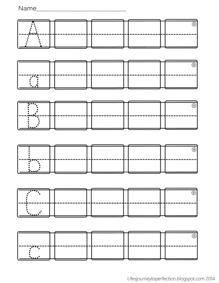 Abc Handwriting Worksheets Sheets Writing Exercises For