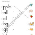 Abc Phonics Matching Ef 3 Versions In Color And Grayscale