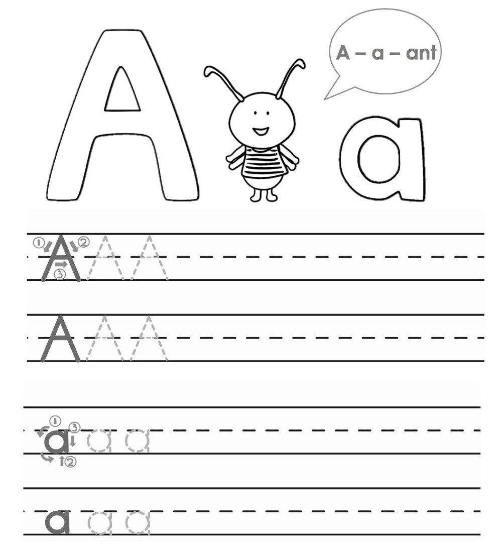 Abc Trace Worksheets 2019  Activity Shelter