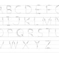 Abc Tracing Letters Free Printable Letter Tracing Roads Abc