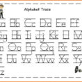 Abc Tracing Letters Worksheets  Printable Coloring Page For