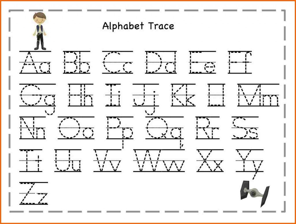 Abc Tracing Letters Worksheets Printable Coloring Page For — db-excel.com