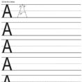 Abc Writing Worksheets For Kindergarten Activity » Printable