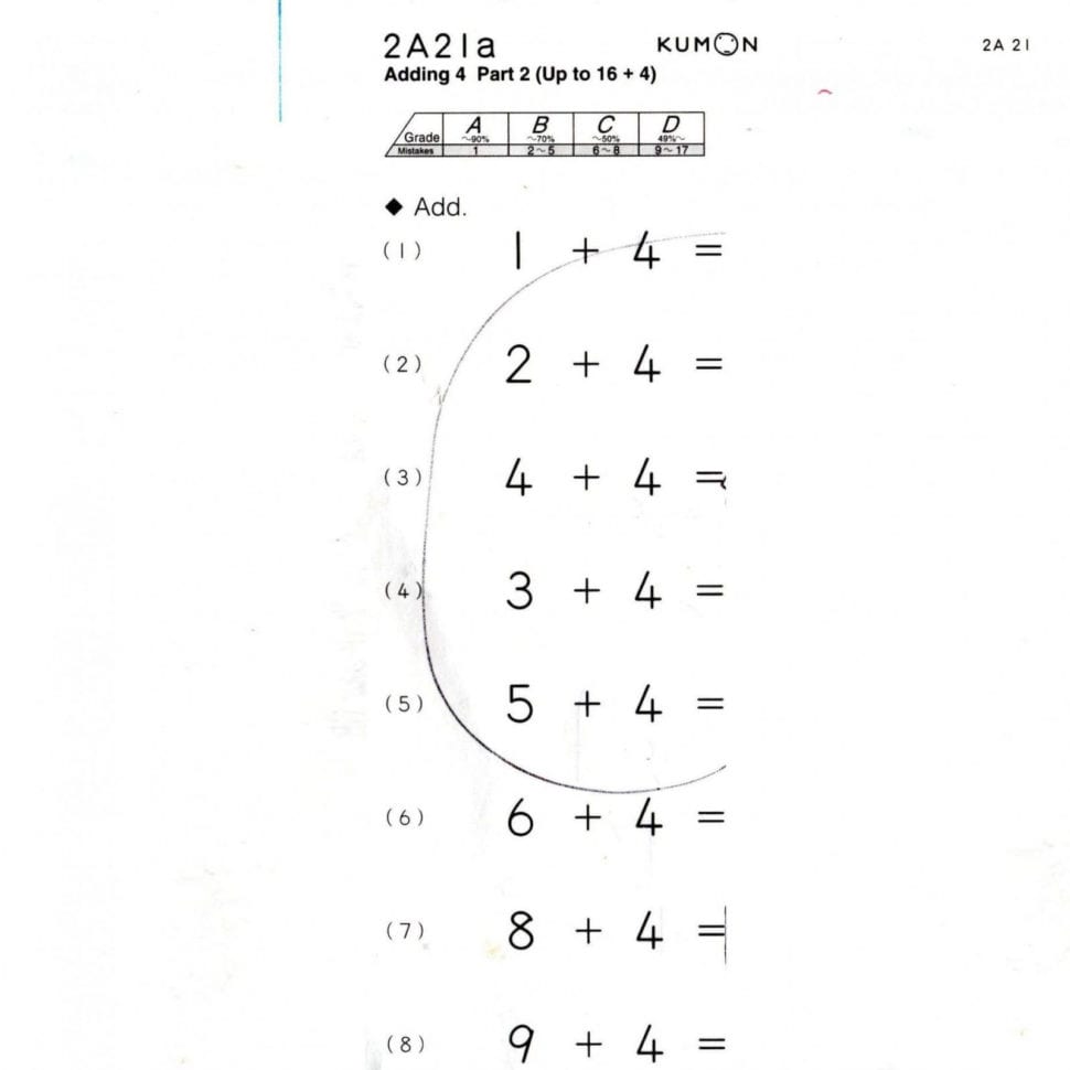 About Kumon The Good Bad And Ugly Maths Worksheets Grade 1