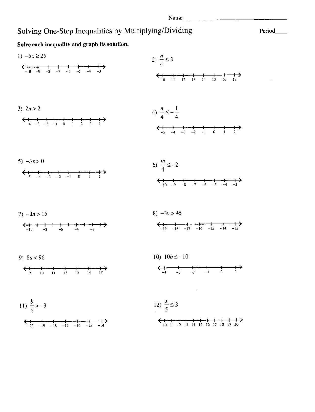 Absolute Value Inequalities Worksheet Answers Algebra 1 db excel com