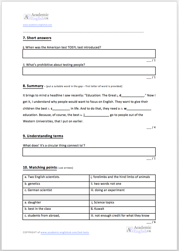 Academic Listening Tests  Academic English Uk