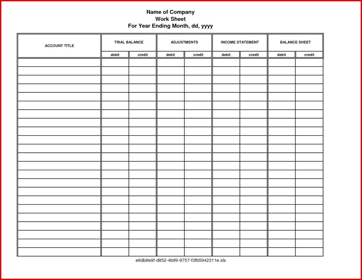 Accounting Spreadsheets Free Excel Spreadsheet Restaurant