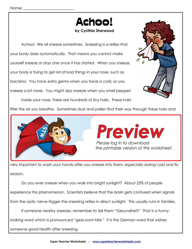 Super Teacher Worksheets Reading Comprehension Super Teacher Worksheets Reading Comprehension