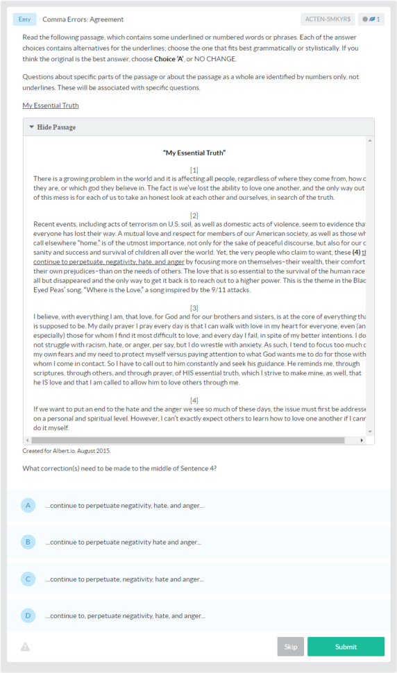 Act English Tips To Get Your 36 On The Act  Albertio