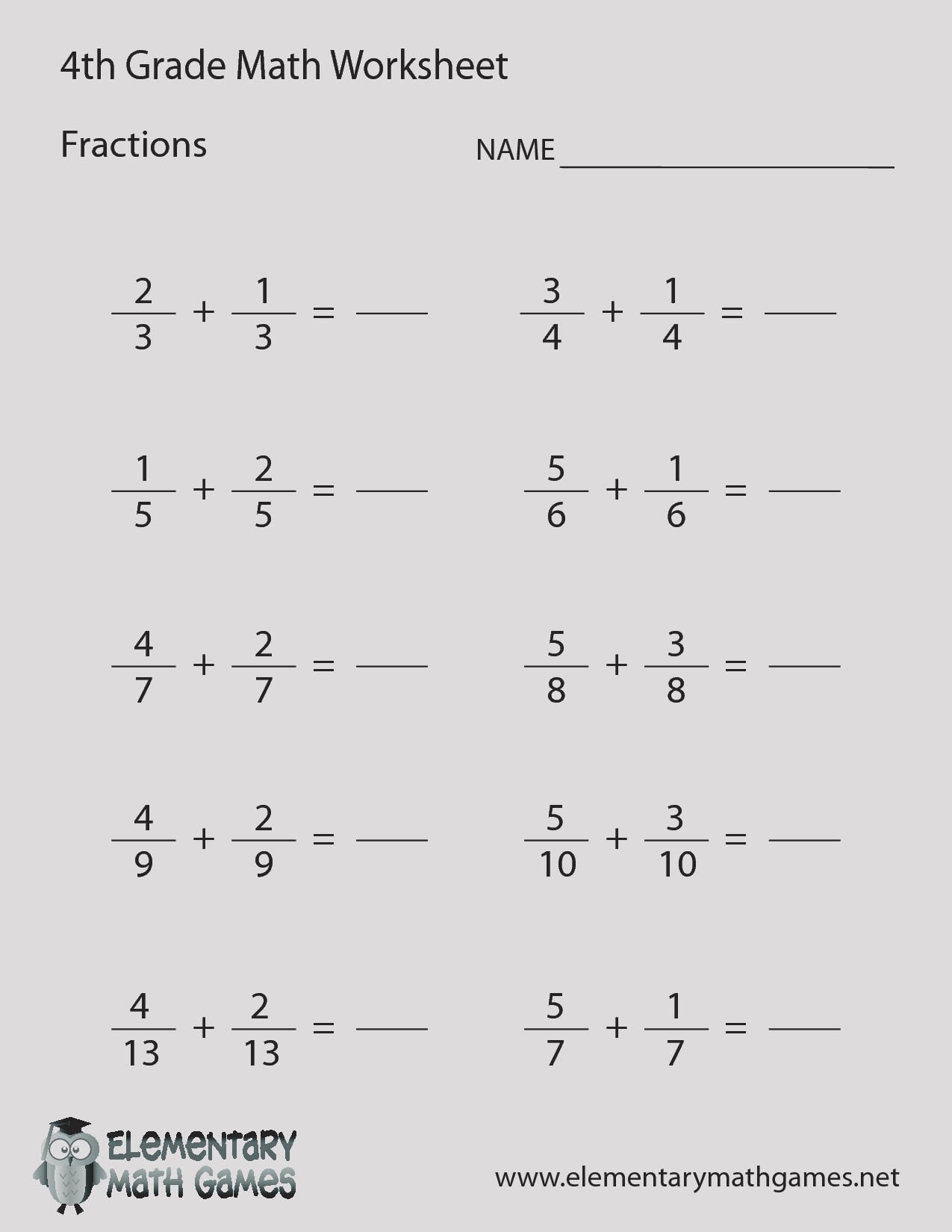 Act Prep Math Worksheets Unique Collection Of 4Th Grade Tes