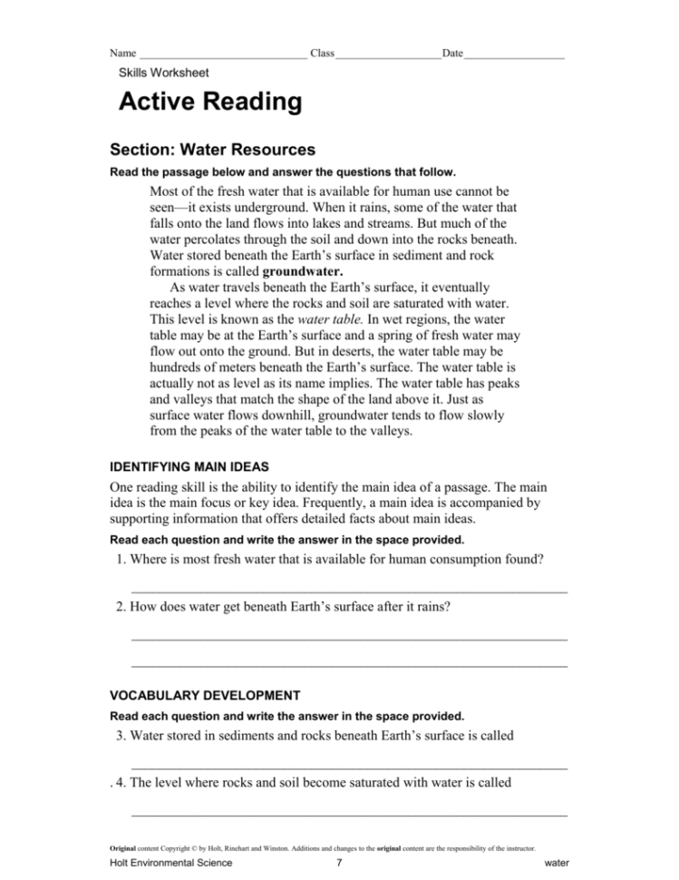 Active Reading Ter Resources